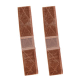 2 PCS Wig Grip Adjustable HeadBand Velvet Elastic Comfort Fastern Wig Band Brown