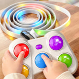 Rhythm Light Music Game Toy Dual Mode for Family Party Gift