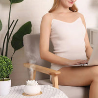 Aromatherapy Diffuser Aroma Ceramic Essential Oils Air Humidifier Lotus