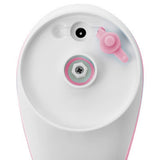 Electric Shower Scrubber Body Brush Rechargeable Bath Brush with Long Handle Pink