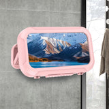 Waterproof Adjustable Play Phone Holders New Shower Phone Holder for Home Bathroom Pink