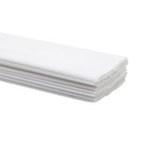 10 PCS Crepe Paper Sheets 50x100cm for Gift Wrapping and Flower Crafts White