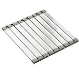 Foldable Over Sink Drying Drainer Stainless Steel Dish Rack for Kitchen