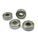 20 PCS Carbon Steel 608ZZ Bearings for 3D Printers Skates Bikes