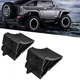 2 PCS Solid Rubber Wheel Chocks Car Truck Rv Camper Trailer Tire Stopper