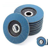 10 PCS 125MM Angle Grinder Flap Sanding Disc 40-80 Grit Grinding Wheel