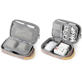 Portable Cord Organizer Travel Electronic Organizer Case for USB Cable Chargers Pink