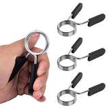 4 PCS 25mm Spring Clamp Collars for Weight Bar Dumbbells Gym Fitness Clips Locks