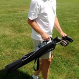 Golf Stand Bag for The Driving Range Lightweight Golf Club Carry Bag for Men Women Black