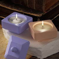 2 Sizes Silicone Candle Jar Mold Candle Holder Molds with Lid DIY Candle Making Supplies