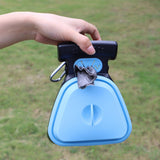Handheld Foldable Pet Pooper Scooper – Easy Poop Pickup and Cleaner Blue