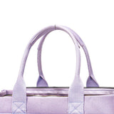 Large Canvas Tote Bag for Women Laptop Work Book Bags Crossbody Handbag Shoulder Travel Gym Bag Purple