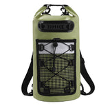 Roll-Top Backpack Dry Bag with Handle for Fishing Boating and Camping Green