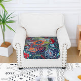 4Pcs Patio Cushion Covers Stretch Outdoor Couch Cushions For Sofa Chair Seat Cover Style 1