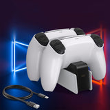 PS5 Controller Charging Dock – Dual Fast Charger with LED Indicator