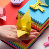 50 Sheets A4 Cardstock 10 Colors Origami Craft Paper Set