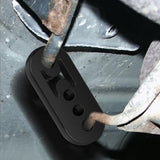 4PCS Universal Black Rubber Exhaust Hanger Mount Brackets for Sedan SUV Truck Van
