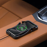 Wireless Charging Pad 15W 2 in 1 with Non Slip Car Phone Holder