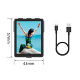Mini Vlog Selfie Monitor with 15m Bluetooth Remote for Travel & TikTok