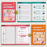 Reusable Handwriting Books with Disappearing Ink Pens