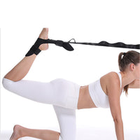 Hamstring Stretcher Stretching Strap Ligament Stretching Belt  for Dancing Pilates Yoga Black