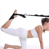 Hamstring Stretcher Stretching Strap Ligament Stretching Belt  for Dancing Pilates Yoga Black
