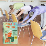 Chair Yoga Notebook for Seniors Strength Balance & Wellness Exercises Orange