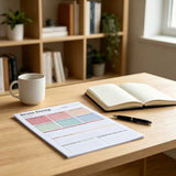 Daily Brain Dump Planner Notepad for Students Teachers Office Use