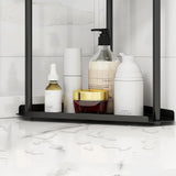 2-Tier Storage Rack – Perfume & Skincare Organizer for Home Black