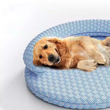 Washable Cooling Pet Bed with Removable Cover for Dogs & Cats –  Sky Blue
