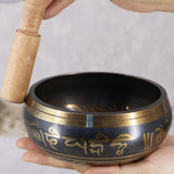 Tibetan Singing Bowl for Yoga Meditation with Striker and Cushion