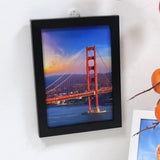 Photo Frame with Stand and Wall Mount for Home Decor Black