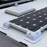 7PCS Solar Panel Corner Mounting Brackets Kit Vehicle Roof Mount Caravan Boat RV White