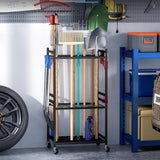 Garden Tool Organizer Yard Tool Tower Rack for Garage Organization and Storage