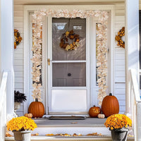 LED Maple Leaves Garland with Lights – Fall Decorations for Home and Christmas