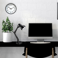 10-Inch Wall Clock Modern Battery Operated Silent Non-Ticking Clock for Home and Office