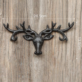 Cast Iron Decorative Animal Hook for Coats Hats Keys Bags
