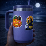 100PCS Holographic Vinyl Halloween Stickers for Party Favors