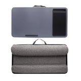 Laptop Lap Desk for Adults – Portable Laptop Desk with Mouse Pad and Phone Holder Gray
