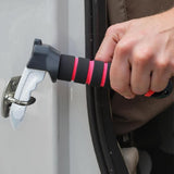 2PCS Car Door Handle for Elderly Car Assist Support Handle With Cutter Red