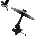 Car Drum Cymbal Air Vent Car Crash Fun Musical Gadget Universal Fit For Driver Drummer Silver