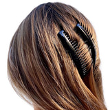 4PCS Large French Side Hair Combs with 23 Teeth for Twist Braid Styling