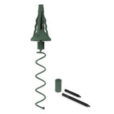 Twist-On Christmas Tree Topper Holder with Stabilizing Support for Tree Decor