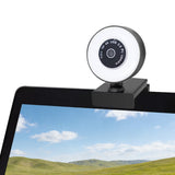 4K Webcam with Beauty Filter 360 Degrees Rotatable Web Camera for Streaming Video Calls Online Meetings