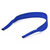 5Pcs Neoprene Adjustable Sunglasses Retainer Strap for Sports Blue