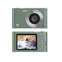 48MP HD Retro Digital Camera with 32G Memory Card 1080P Kids Student Beginner Camera Green