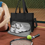Insulated Lunch Tote Bag with Compartment Perfect for Travel and Leisure Black