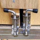 8 Pcs Spring Bolt Latches Galvanized Iron 1.2cm Diameter 16.5cm