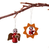 48pcs Wooden Christmas Tree Ornaments Set – Holiday Decoration