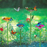4PCS Bee Watering Station Metal Bee Water Feeder Colorful Bee Bath Bowl For Outdoor